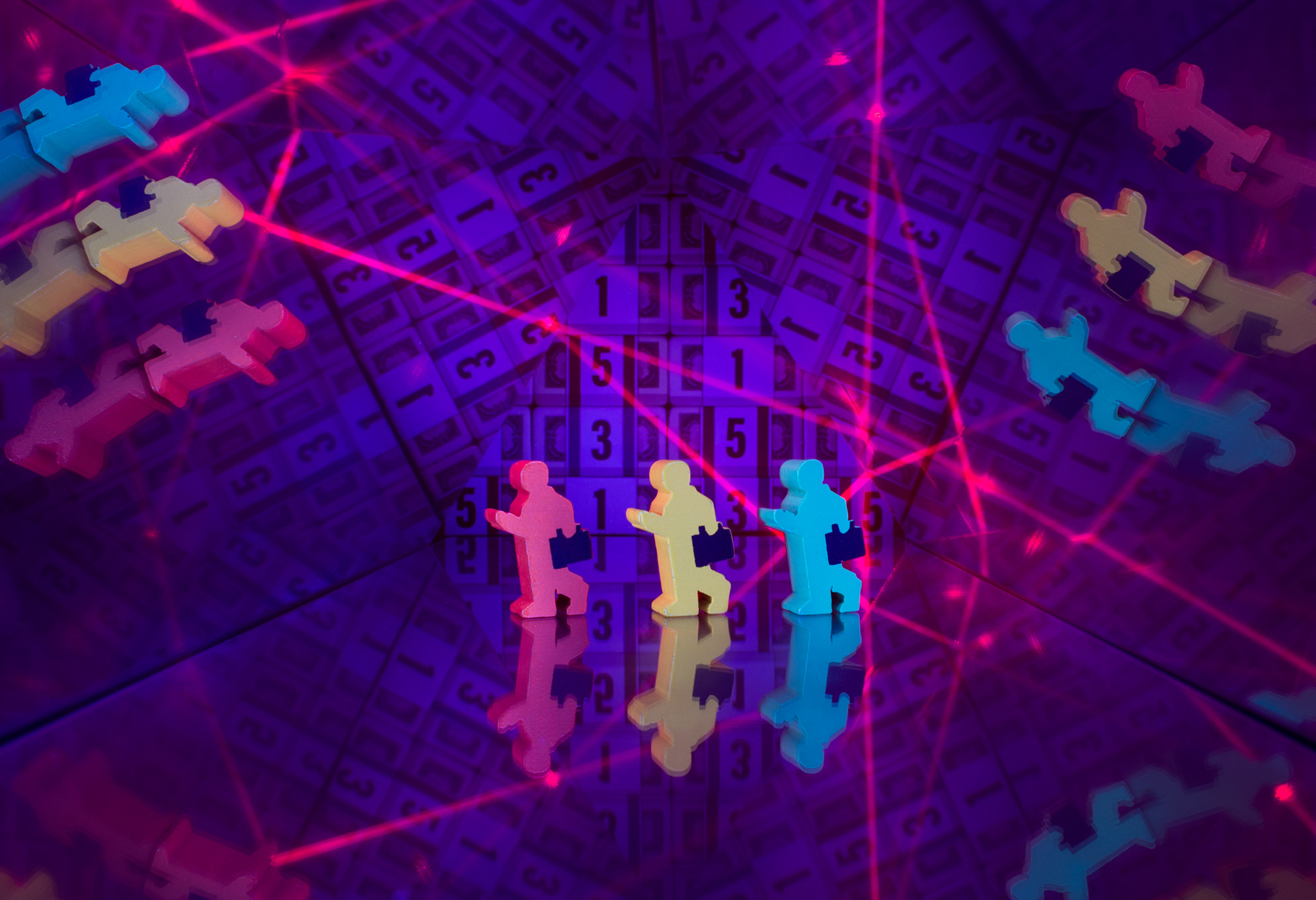 Escape Plan board game pieces