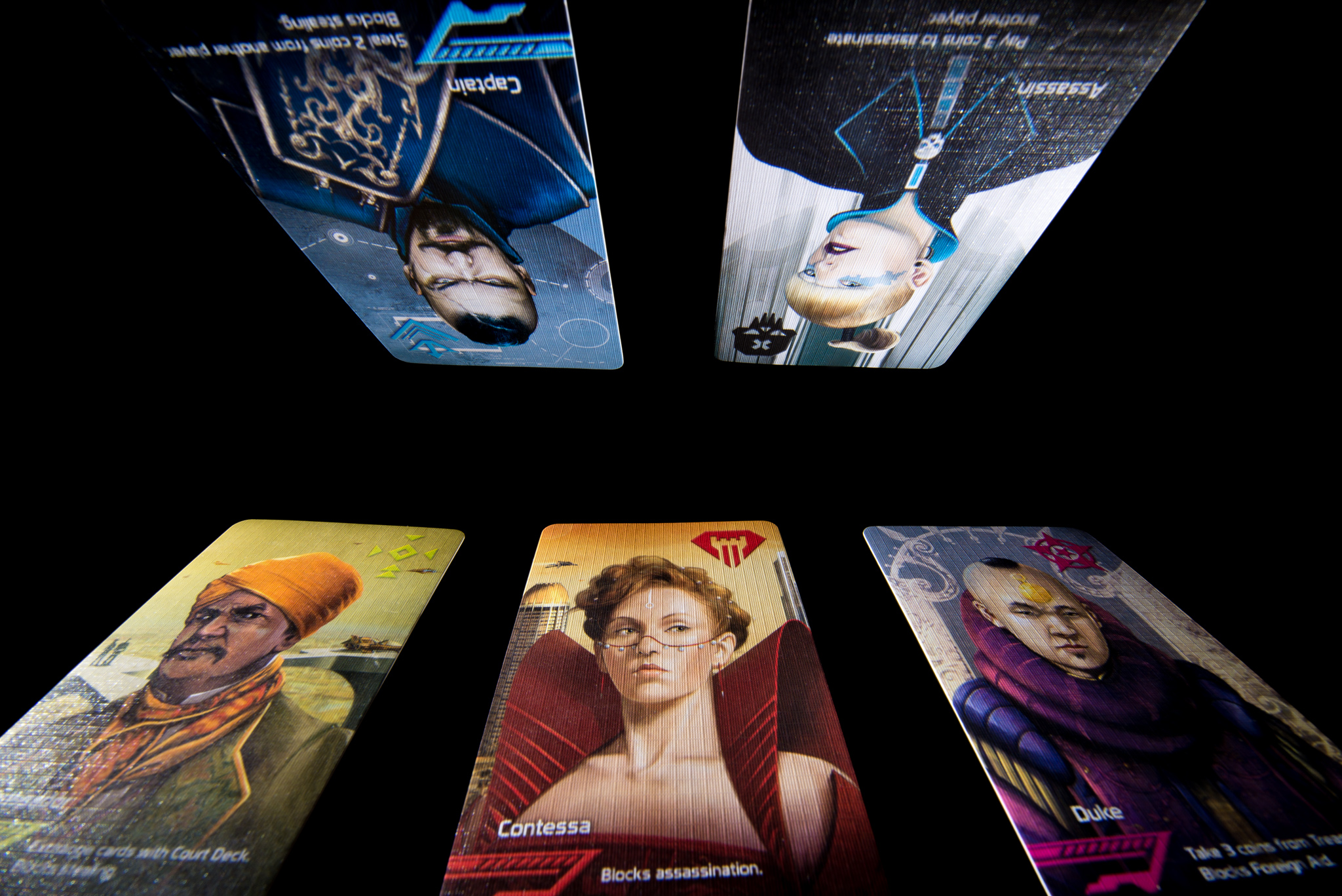 Coup bluffing card game
