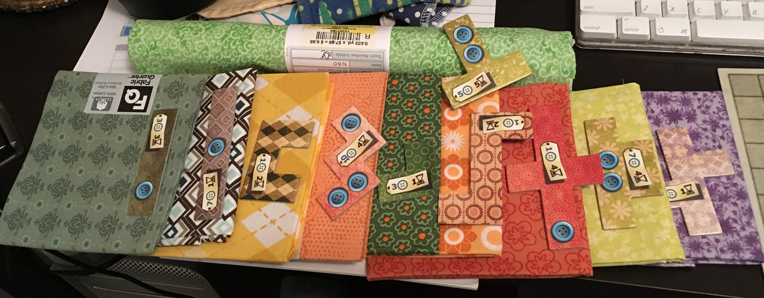 Matching Patchwork pieces to fabric